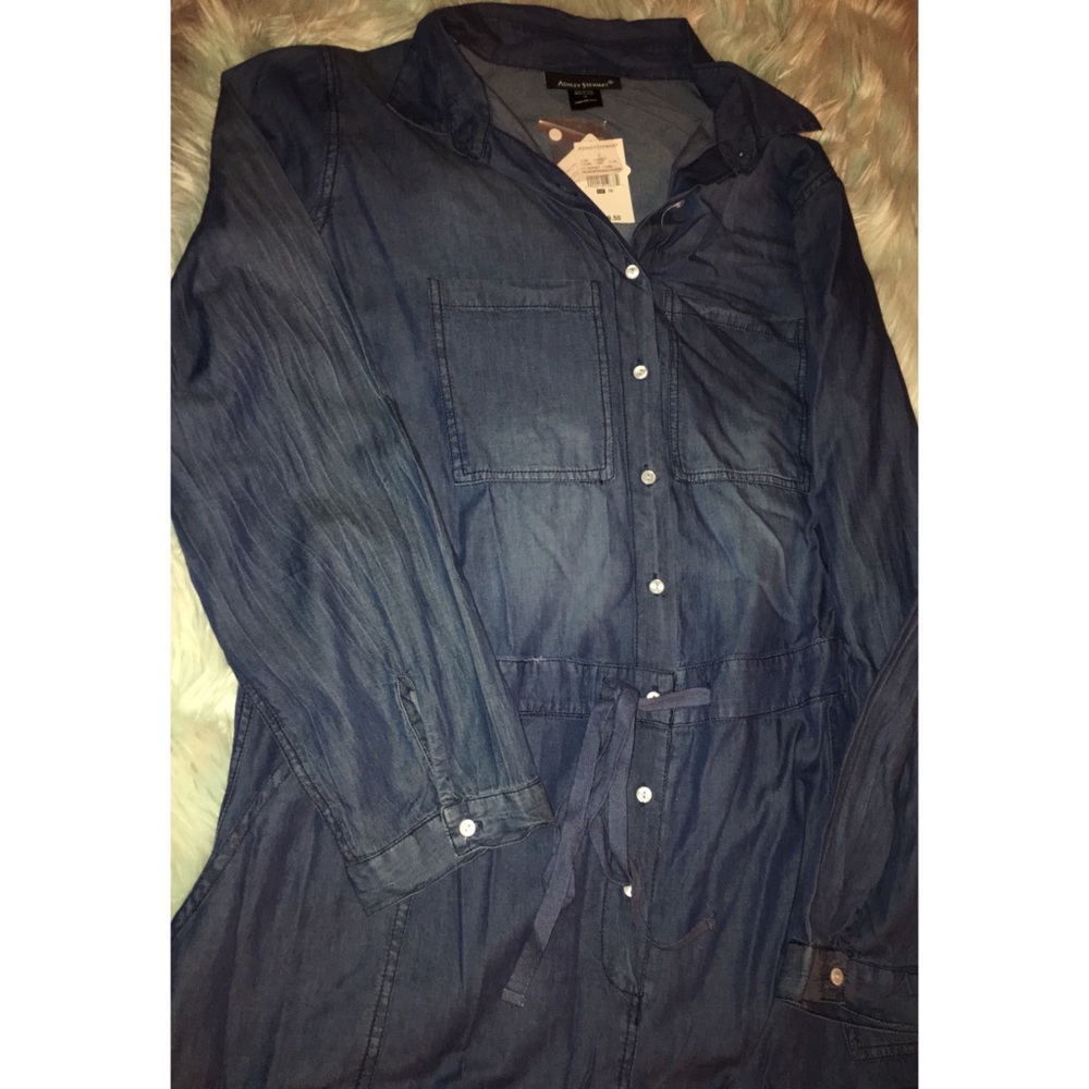 Denim romper